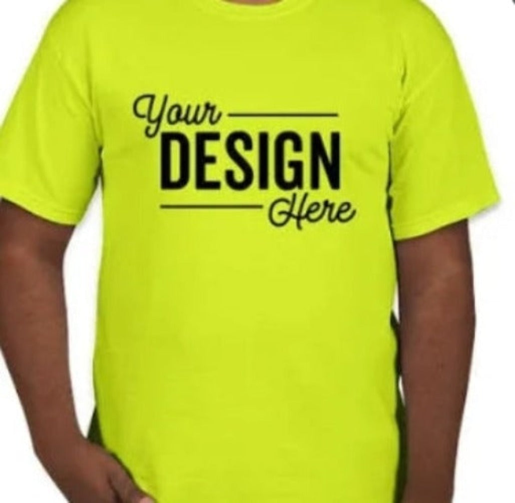 Customizable high visibility shirts