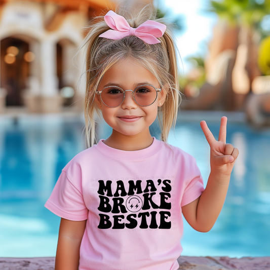 Mama's broke bestie Kids T-shirt